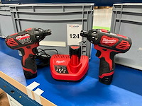 Milwaukee m12 bsd schroefboormachine (10x) - afbeelding 1 van  5