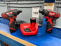 Milwaukee m12 bsd schroefboormachine (10x) - afbeelding 1 van  5
