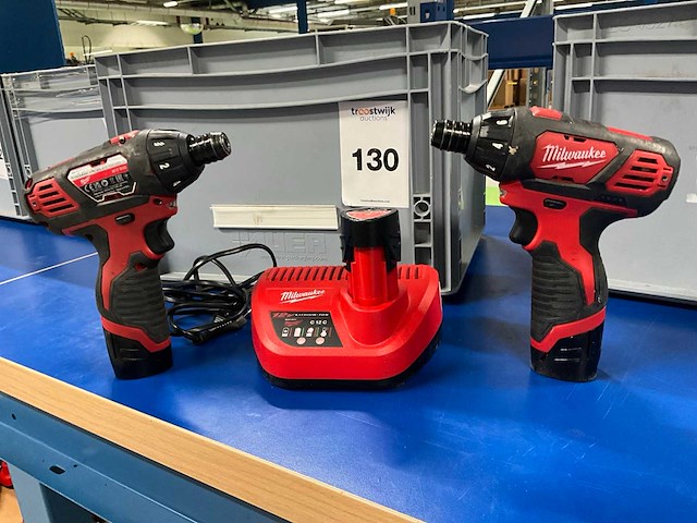Milwaukee m12 bsd schroefboormachine (10x) - afbeelding 1 van  5