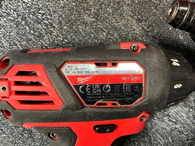 Milwaukee m12 bsd schroefboormachine (10x) - afbeelding 3 van  5
