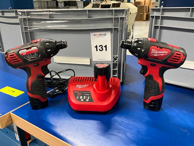 Milwaukee m12 bsd schroefboormachine (10x) - afbeelding 1 van  5