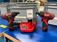 Milwaukee m12 bsd schroefboormachine (10x) - afbeelding 1 van  5