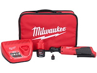 Milwaukee m12 ir-201b (3/8") 12v li-ion accu ratelsleutel set (1x 2.0ah accu) in tas – 4933441720 - afbeelding 1 van  5