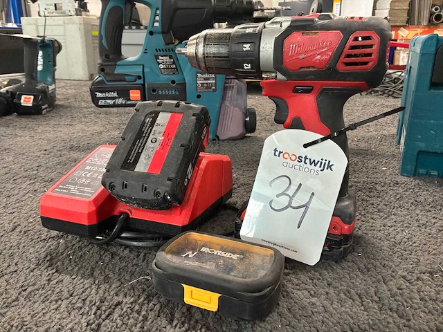 Milwaukee m18 bdd boormachine - afbeelding 1 van  5