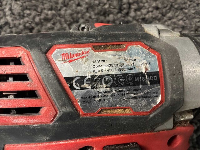 Milwaukee m18 bdd boormachine - afbeelding 4 van  5