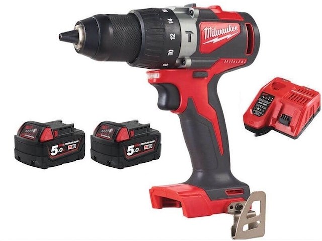 Milwaukee m18 blpd2502x accu klop/schroefboormachine 18v - afbeelding 1 van  1