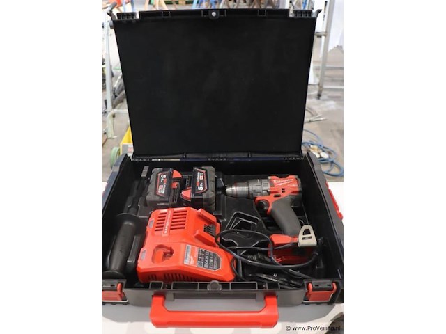 Milwaukee m18 boorschroefmachine fdd3-0x - afbeelding 1 van  12