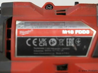 Milwaukee m18 boorschroefmachine fdd3-0x - afbeelding 12 van  12
