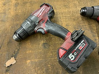 Milwaukee m18 fdd accu schroefboormachine 18v (2x) - afbeelding 7 van  8
