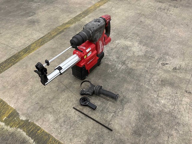 Milwaukee m18 fpddexl boorhamer met stofafzuigsysteem - afbeelding 1 van  5