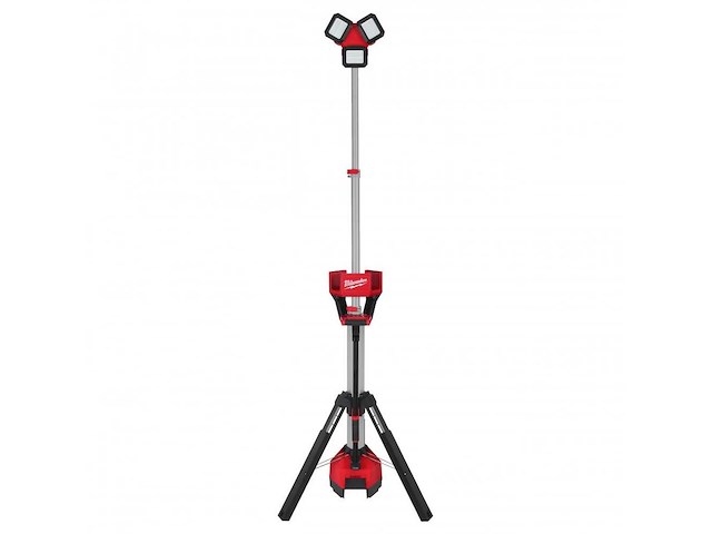 Milwaukee m18 high output staande lamp/lader bouwlamp (2x) - afbeelding 1 van  4