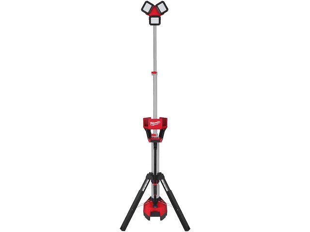 Milwaukee m18 high output staande lamp/lader bouwlamp (2x) - afbeelding 3 van  4