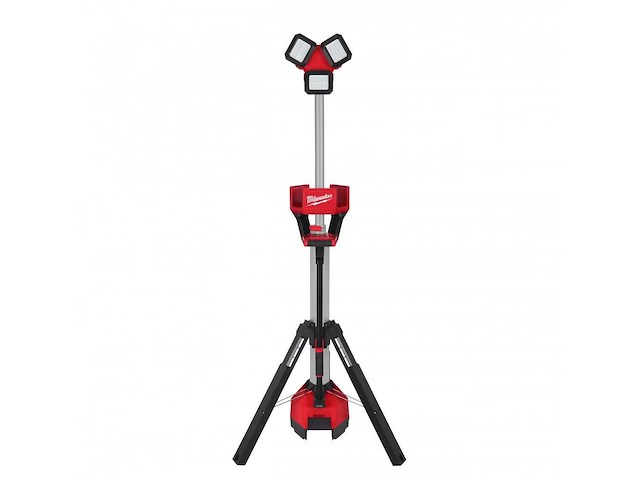 Milwaukee m18 high output staande lamp/lader bouwlamp (2x) - afbeelding 2 van  4