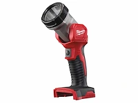 Milwaukee m18 t-led 18v li-ion accu werklamp - 120lm - afbeelding 1 van  4