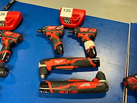 Milwaukee schroefboormachine (4x) - afbeelding 1 van  4