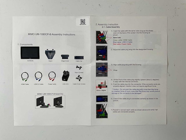 Mimo (um-1080cp-b) 10,1”, 1280x800 (wxga) lcd touchscreen monitors (new) (4x) - afbeelding 7 van  9