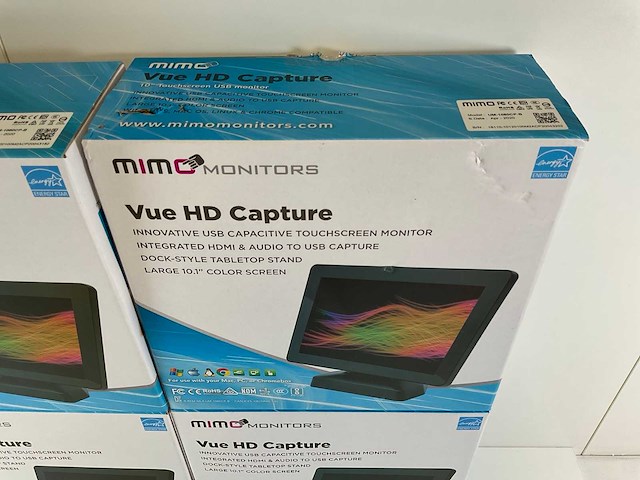 Mimo (um-1080cp-b) 10,1”, 1280x800 (wxga) lcd touchscreen monitors (new) (4x) - afbeelding 9 van  9