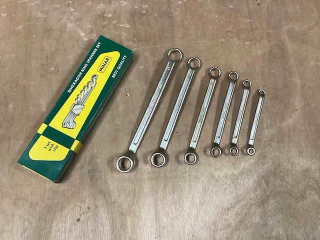 Minar ringsleutel set (180x) - afbeelding 1 van  3