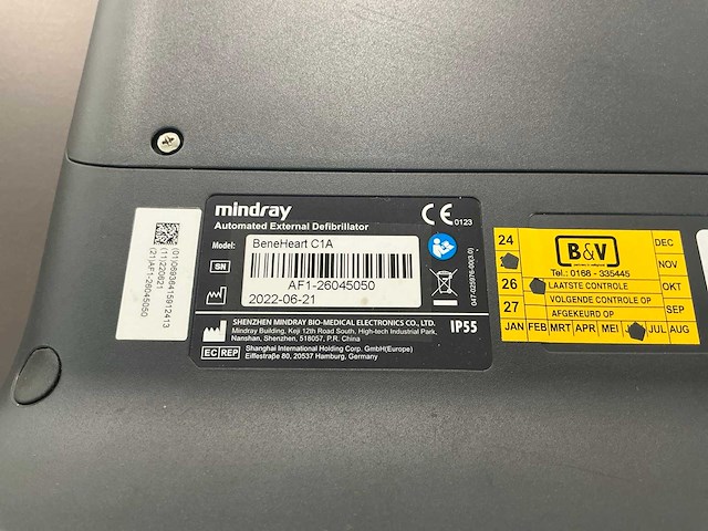 Mindray beneheart c1a defibrillator - afbeelding 5 van  6