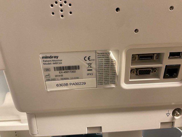Mindray imec10 patientenmonitor - afbeelding 5 van  5