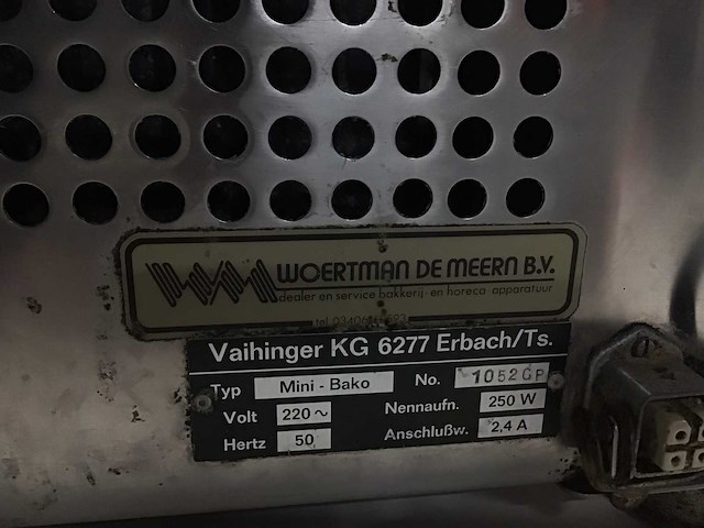 Mini bako slagroommachine - afbeelding 2 van  2