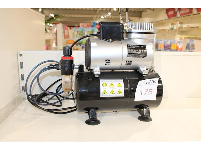 Mini compressor timbertech abpst08 - afbeelding 1 van  2