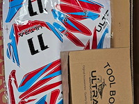 Mini crossmotor, ultramotocross, 49cc - 2 takt, rood, 2024 - afbeelding 3 van  6