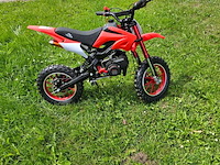 Mini crossmotor, ultramotocross, 49cc - 2 takt, rood, 2024 - afbeelding 5 van  6