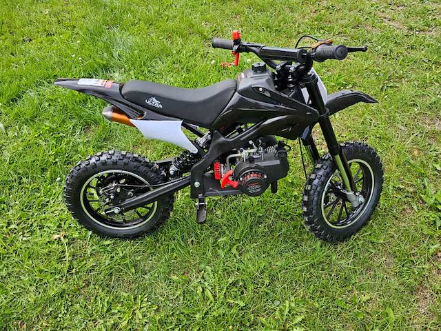 Mini crossmotor, ultramotocross, 49cc - 2 takt, zwart, 2024 - afbeelding 1 van  4
