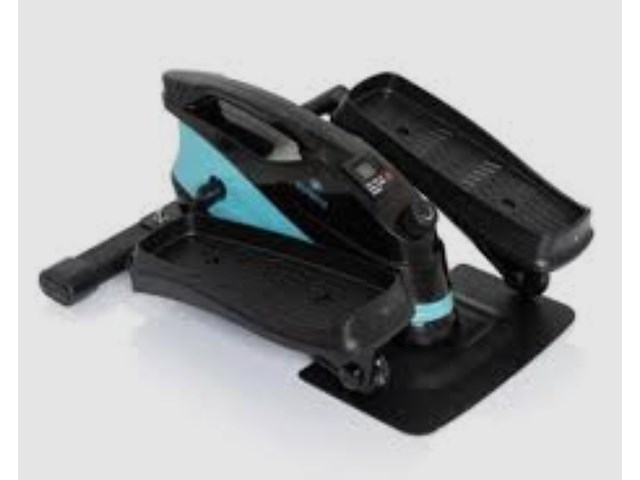 Mini crosstrainer styletics, wit/paars - afbeelding 1 van  1