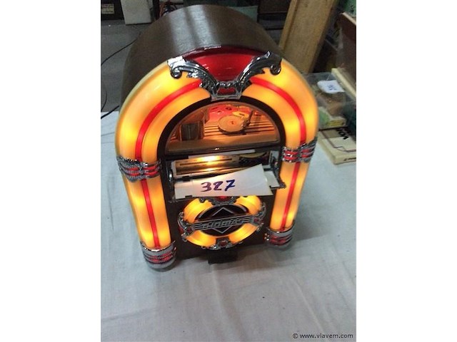 Mini jukebox radio cassette ( werkend ) - afbeelding 2 van  3