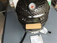 Mini kamado grill chef, zwart - afbeelding 1 van  9