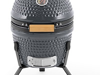 Mini kamado houtskool bbq, doorsnee 27 cm landmann, art.nr. 00573, grijs - afbeelding 1 van  4