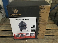 Mini kamado houtskool bbq, doorsnee 27 cm landmann, art.nr. 00573, grijs - afbeelding 2 van  4