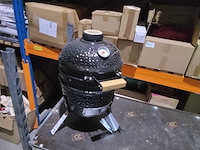 Mini kamado houtskool bbq met standaard - afbeelding 1 van  8