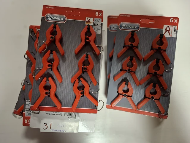 Mini klemmetjes 10 blisters - afbeelding 3 van  3