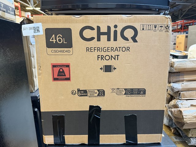 Mini koelkast, minibar 46 liter chiq, csd46d4d - afbeelding 3 van  3