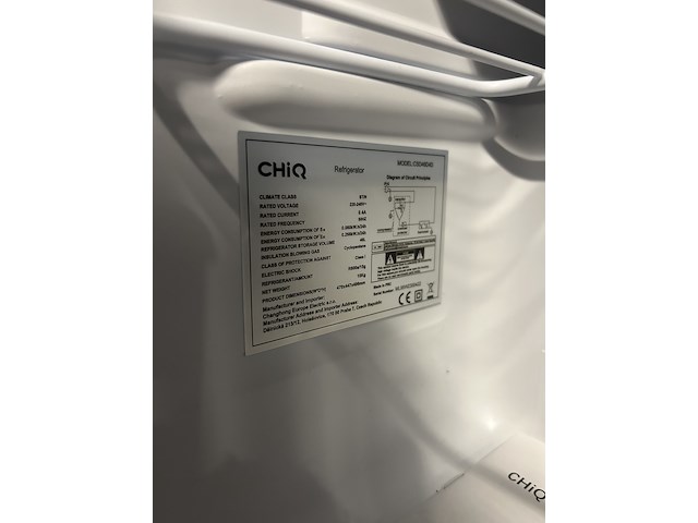 Mini koelkast, minibar 46 liter chiq, csd46d4d - afbeelding 6 van  6