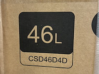 Mini koelkast, minibar 46 liter, chiq, csd46d4d - afbeelding 5 van  5