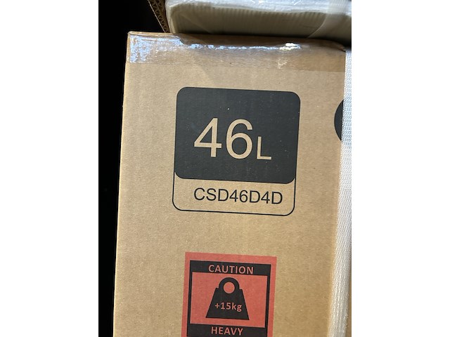 Mini koelkast, minibar 46 liter chiq, csd46d4d - afbeelding 5 van  5