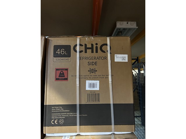 Mini koelkast, minibar 46 liter chiq, csd46d4d - afbeelding 4 van  5
