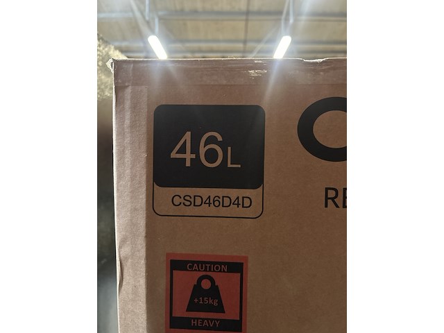 Mini koelkast, minibar 46 liter chiq, csd46d4d - afbeelding 2 van  2