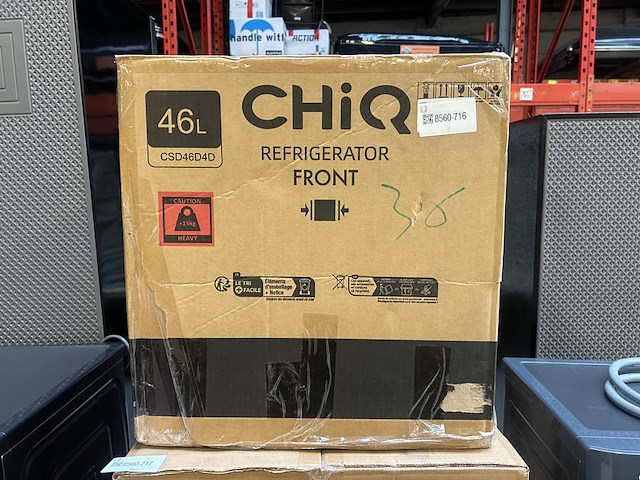 Mini koelkast, minibar 46 liter chiq, csd46d4d - afbeelding 1 van  2