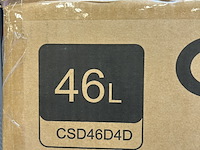 Mini koelkast, minibar 46 liter chiq, csd46d4d - afbeelding 2 van  2