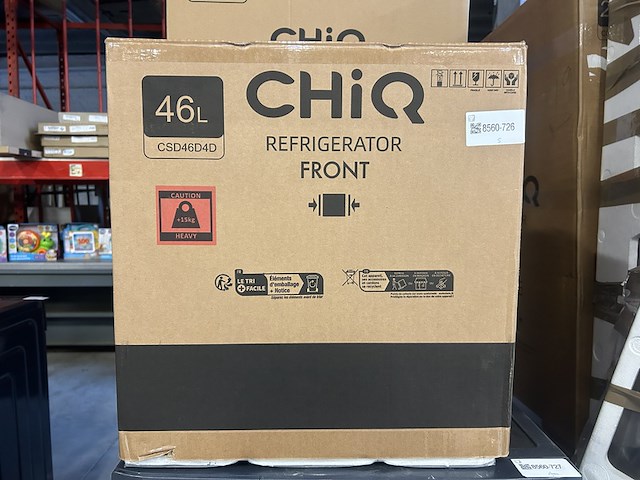 Mini koelkast, minibar 46 liter chiq, csd46d4d - afbeelding 1 van  2