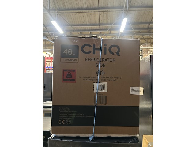 Mini koelkast, minibar 46 liter chiq, csd46d4d - afbeelding 1 van  2