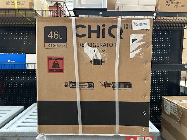 Mini koelkast, minibar 46 liter, chiq, csd46d4d - afbeelding 2 van  3