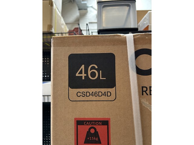 Mini koelkast, minibar 46 liter, chiq, csd46d4d - afbeelding 3 van  3