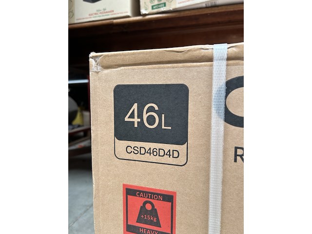 Mini koelkast, minibar 46 liter, chiq, csd46d4d - afbeelding 3 van  3