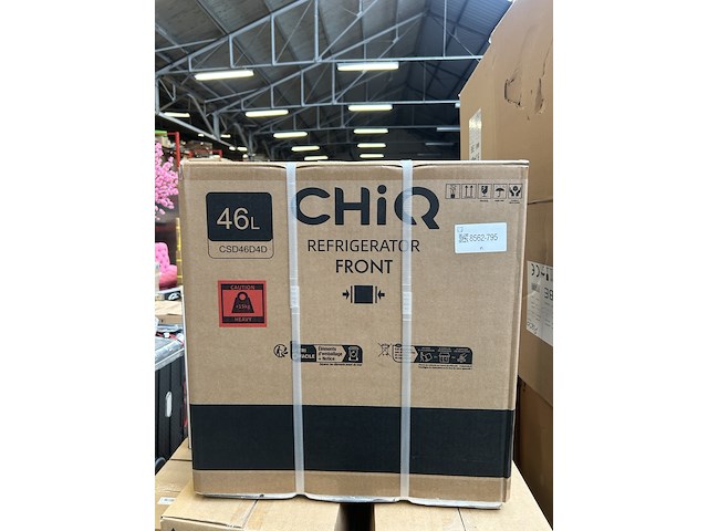 Mini koelkast, minibar 46 liter, chiq, csd46d4d - afbeelding 2 van  3